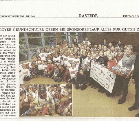 Nordwest-Zeitung, 6. Nov. 2009